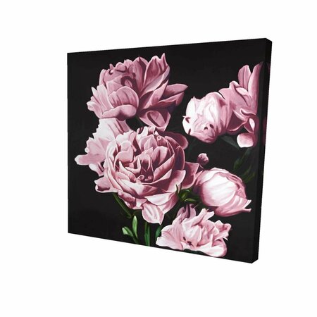 FONDO 16 x 16 in. Pink Peonies-Print on Canvas FO2788672